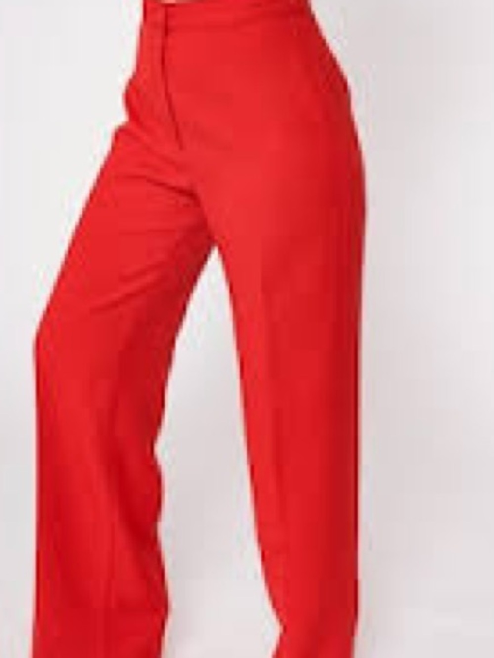 : VTG 70s 80s Haggar High Waisted Cherry Red Tailored Slacks